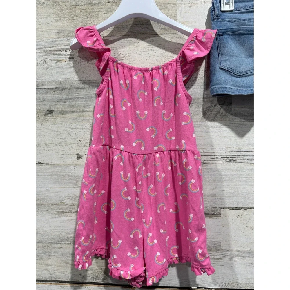Lucky Penny Thereabouts Squeeze 3pc Outfit Lot Girls 6 Pink Blue Yellow
